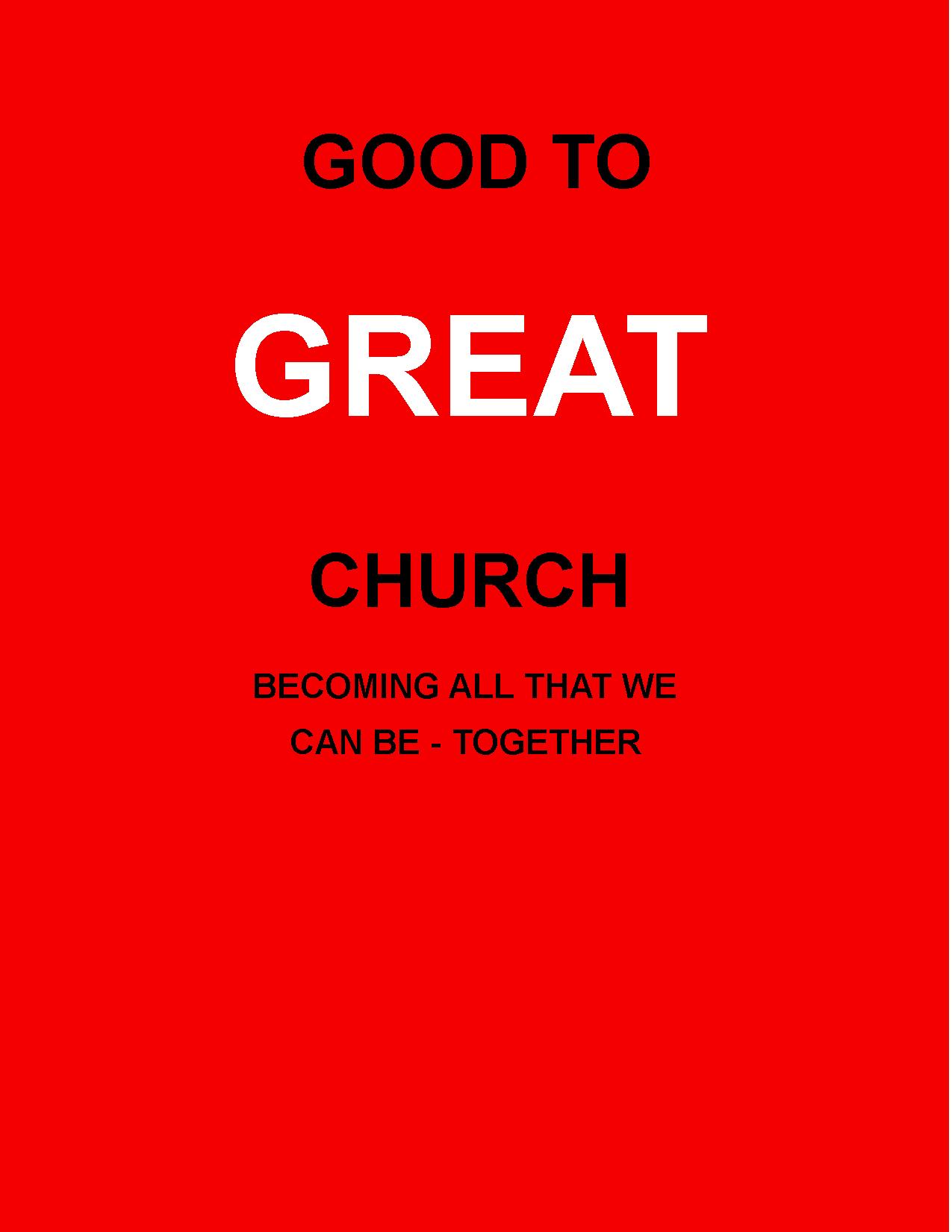 Becoming a Church of Great Teamwork